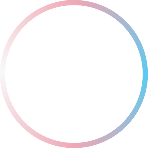 trans pride circle frame, round decoration for social media posts, frames, or photo borders